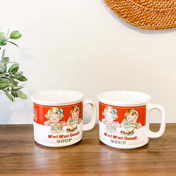 Vintage Campbell’s Soup Coffee Mug Bowl Set